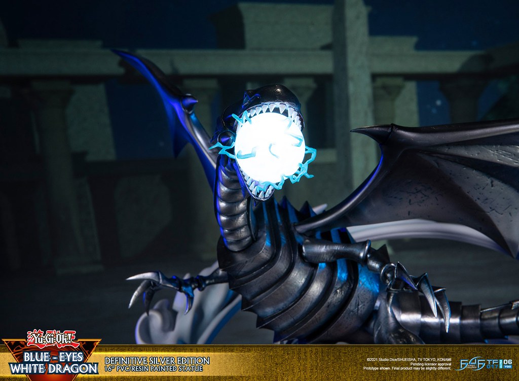 毀滅的噴射白光！First 4 Figures《遊戲王》青眼白龍 PVC雕像 白色版/銀色版 同步登場