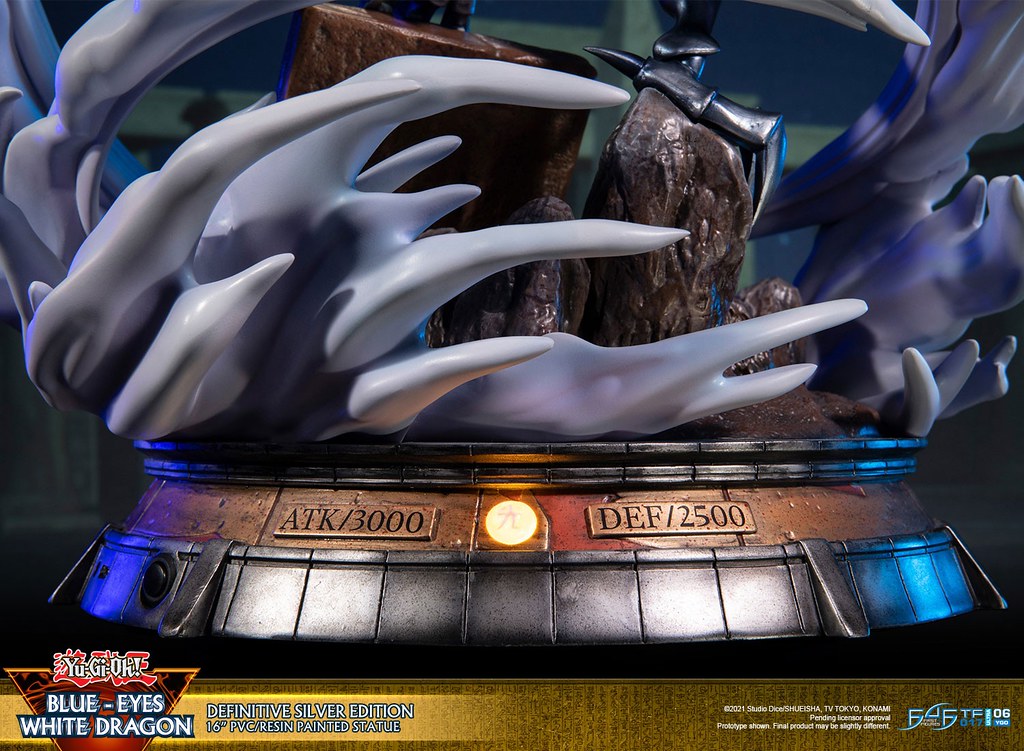 毀滅的噴射白光！First 4 Figures《遊戲王》青眼白龍 PVC雕像 白色版/銀色版 同步登場