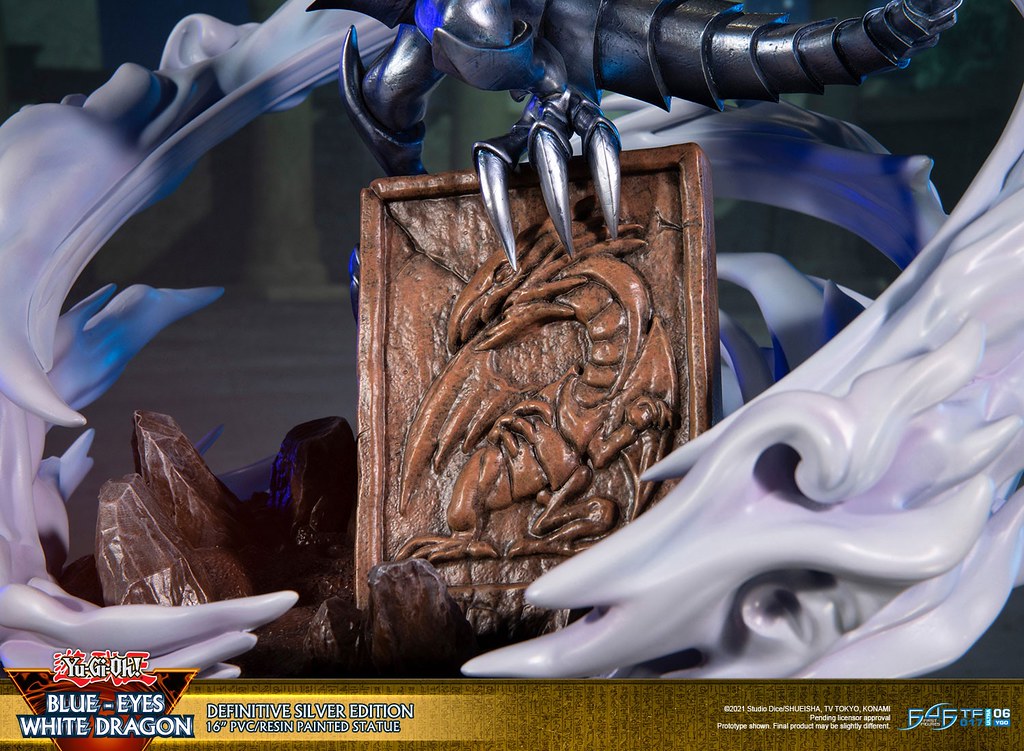 毀滅的噴射白光！First 4 Figures《遊戲王》青眼白龍 PVC雕像 白色版/銀色版 同步登場