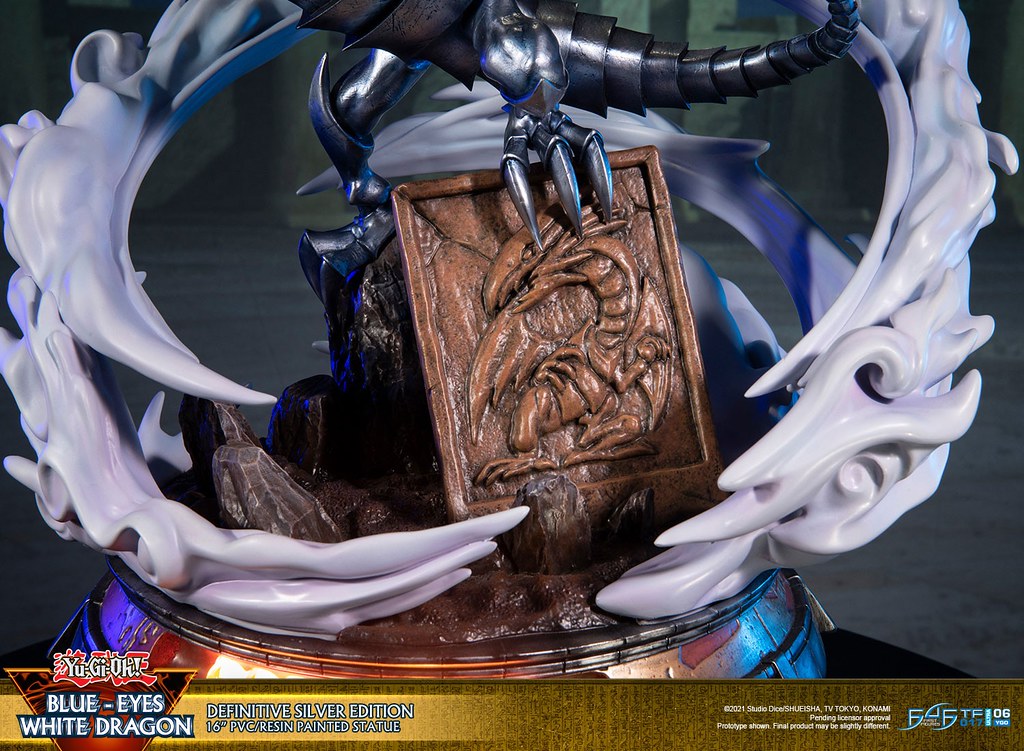 毀滅的噴射白光！First 4 Figures《遊戲王》青眼白龍 PVC雕像 白色版/銀色版 同步登場