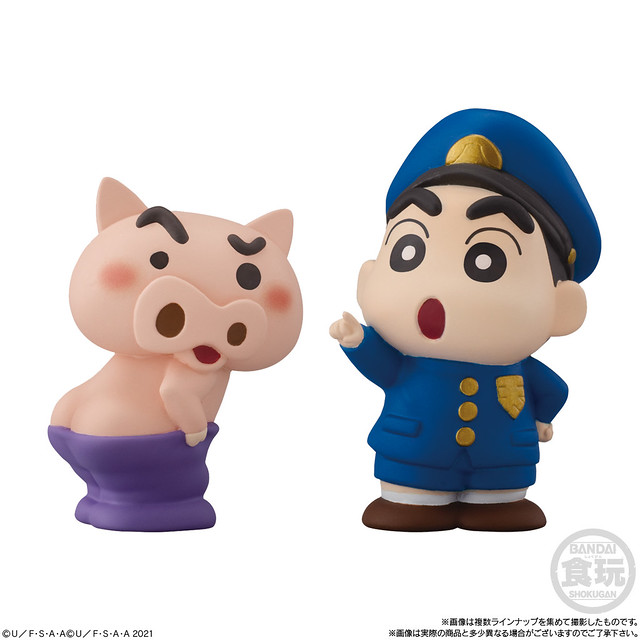 春日部防衛隊集合！BANDAI《蠟筆小新》好朋友系列迷你立體人形2