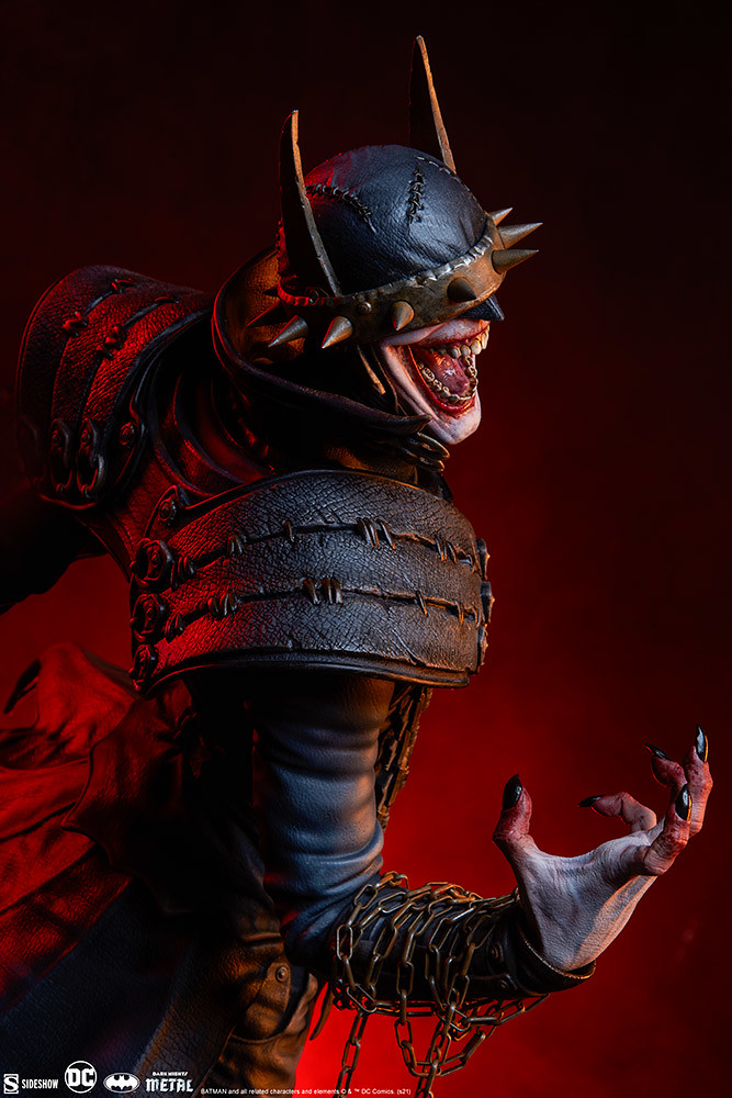 Sideshow Premium Format Figure系列 DC Comics【大笑蝙蝠俠】Batman Who Laughs 全身雕像 帶來毀滅的恐怖笑顏！