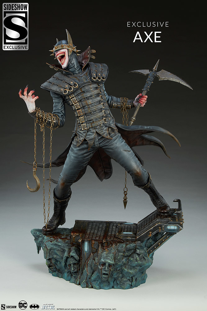 Sideshow Premium Format Figure系列 DC Comics【大笑蝙蝠俠】Batman Who Laughs 全身雕像 帶來毀滅的恐怖笑顏！