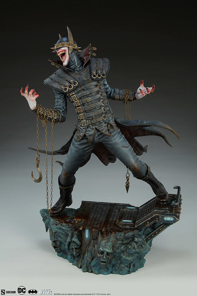 Sideshow Premium Format Figure系列 DC Comics【大笑蝙蝠俠】Batman Who Laughs 全身雕像 帶來毀滅的恐怖笑顏！