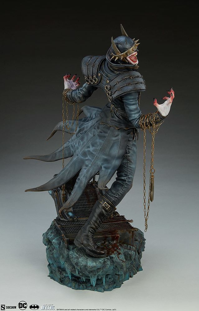 Sideshow Premium Format Figure系列 DC Comics【大笑蝙蝠俠】Batman Who Laughs 全身雕像 帶來毀滅的恐怖笑顏！