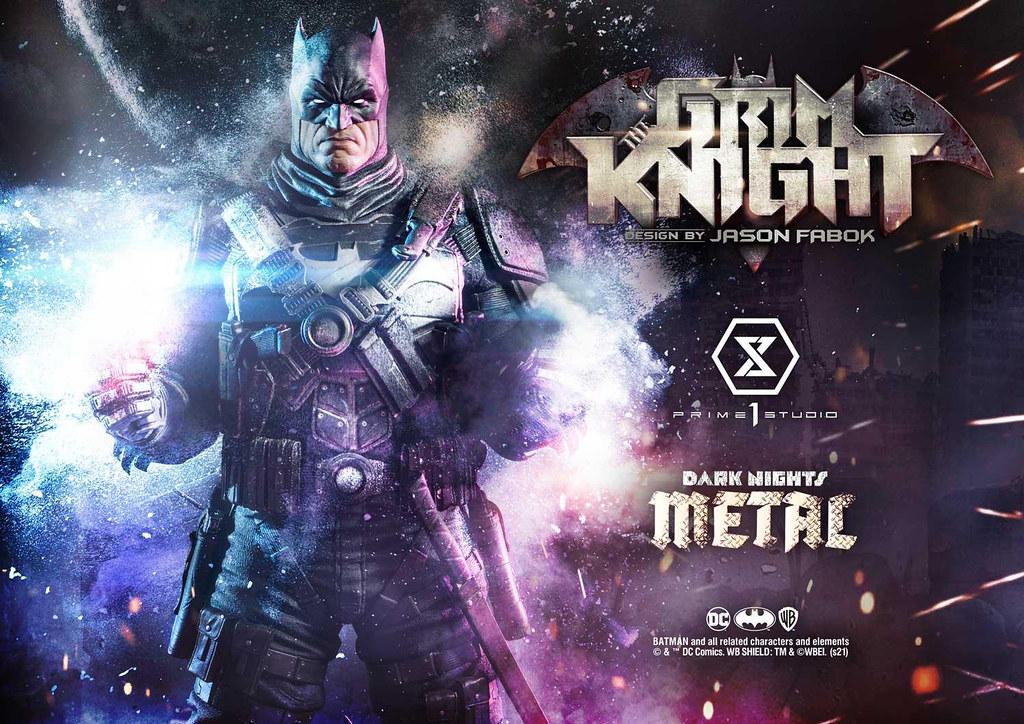 Prime 1 Studio《Dark Nights: Metal》殘酷騎士（グリムナイト）1/3 比例全身雕像 普通版/EX特典版