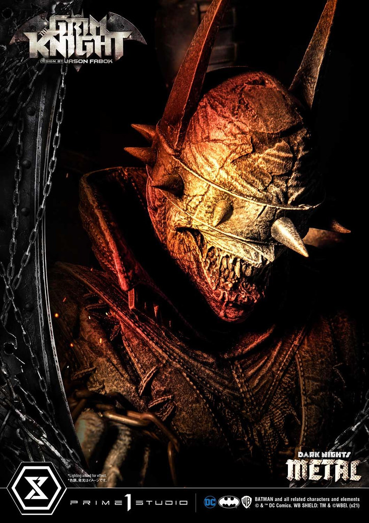 Prime 1 Studio《Dark Nights: Metal》殘酷騎士（グリムナイト）1/3 比例全身雕像 普通版/EX特典版