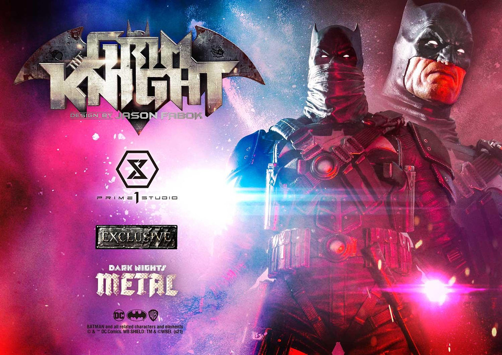 Prime 1 Studio《Dark Nights: Metal》殘酷騎士（グリムナイト）1/3 比例全身雕像 普通版/EX特典版