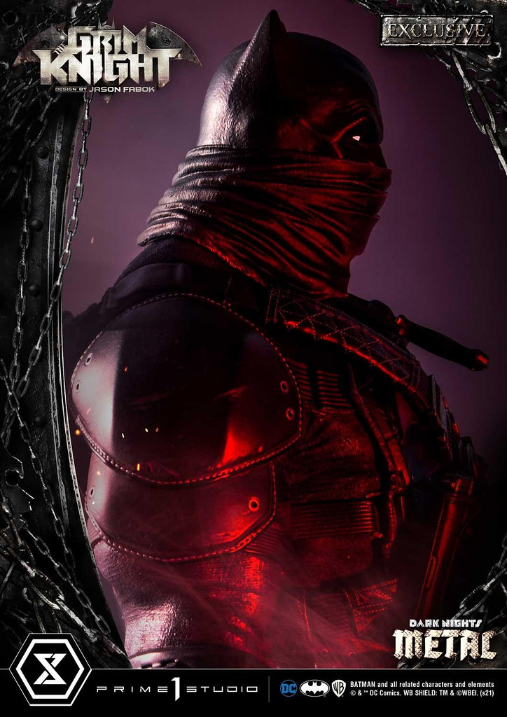 Prime 1 Studio《Dark Nights: Metal》殘酷騎士（グリムナイト）1/3 比例全身雕像 普通版/EX特典版