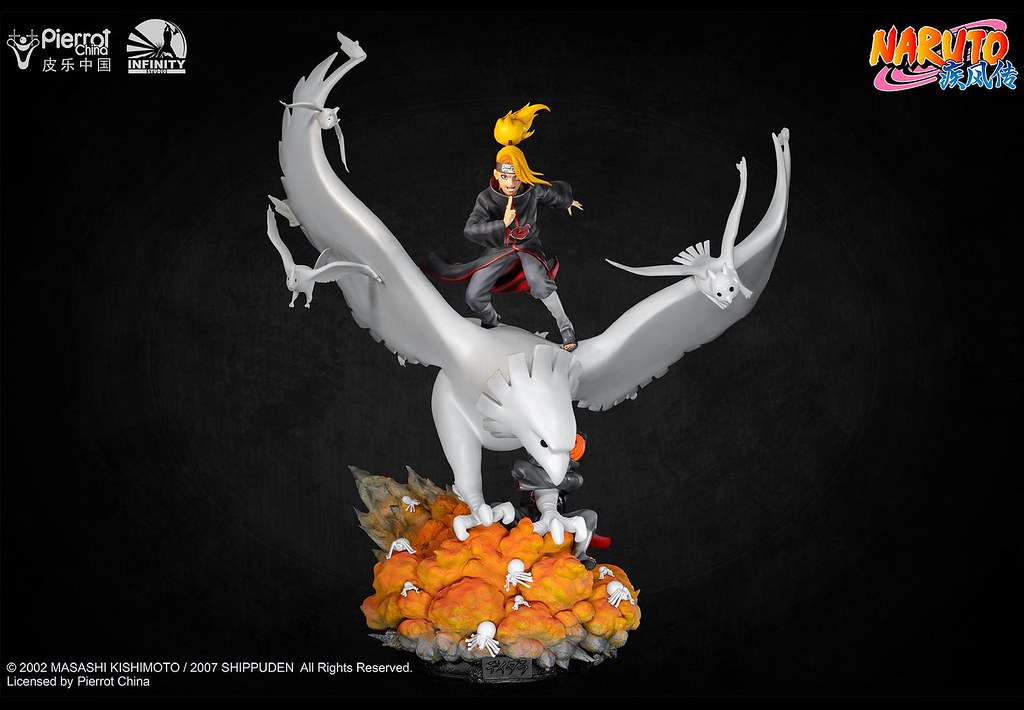 Infinity Studio《火影忍者疾風傳》地達羅 1/6比例 全身場景雕像作品 躍動展現爆炸藝術！