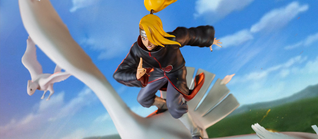 Infinity Studio《火影忍者疾風傳》地達羅 1/6比例 全身場景雕像作品 躍動展現爆炸藝術！