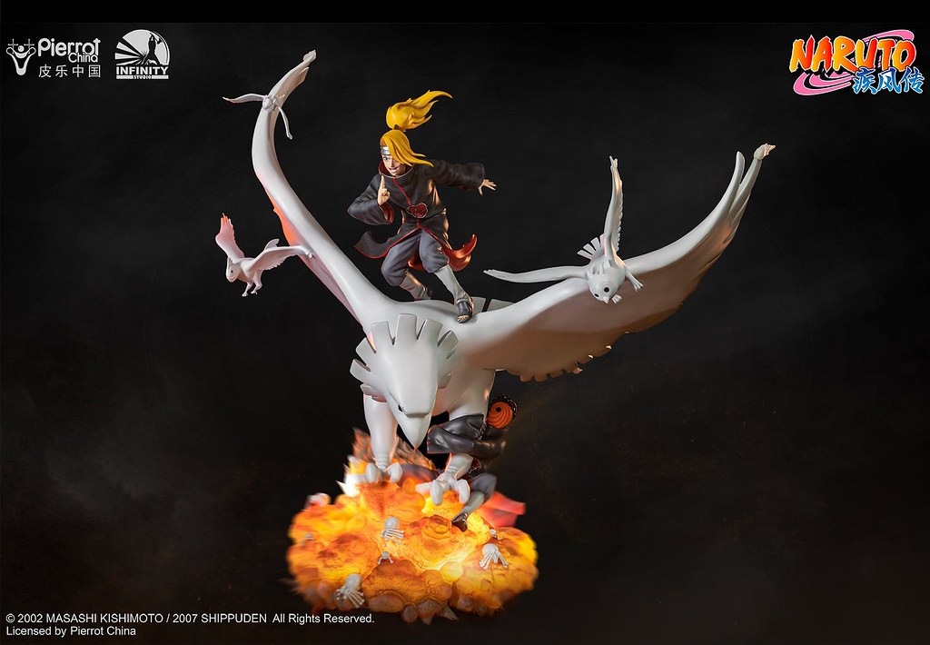 Infinity Studio《火影忍者疾風傳》地達羅 1/6比例 全身場景雕像作品 躍動展現爆炸藝術！