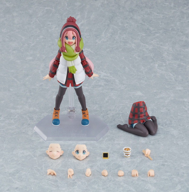 figma『搖曳露營△ 各務原撫子』一般版/DX版 11 月發售 滿面笑容幸福開吃！