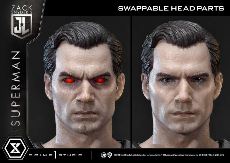 Prime 1 Studio《查克·史奈德之正義聯盟》超人 1/3比例限量全身雕像 黑色超人歸來！