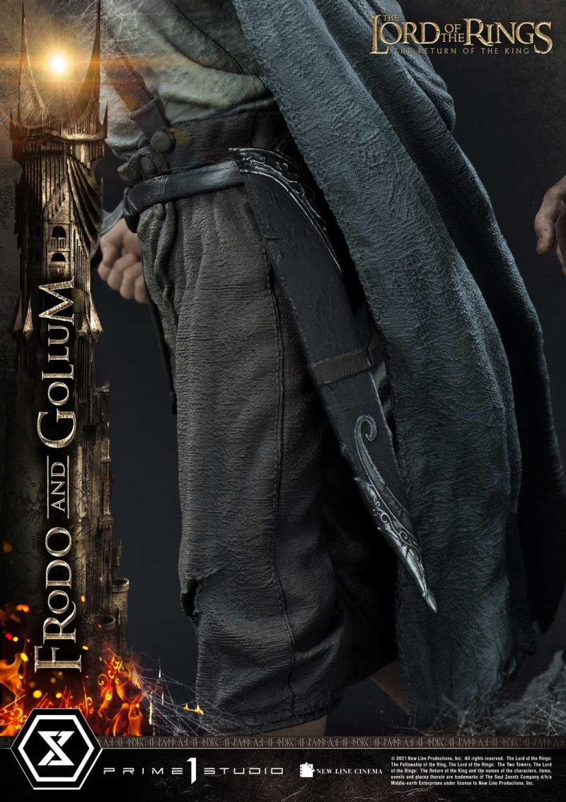 Prime 1 Studio《魔戒三部曲:王者再臨》佛羅多 & 咕嚕1/4比例限量場景雕像 真實到讓人不舒服!