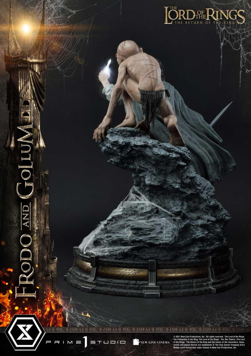 Prime 1 Studio《魔戒三部曲:王者再臨》佛羅多 & 咕嚕1/4比例限量場景雕像 真實到讓人不舒服!