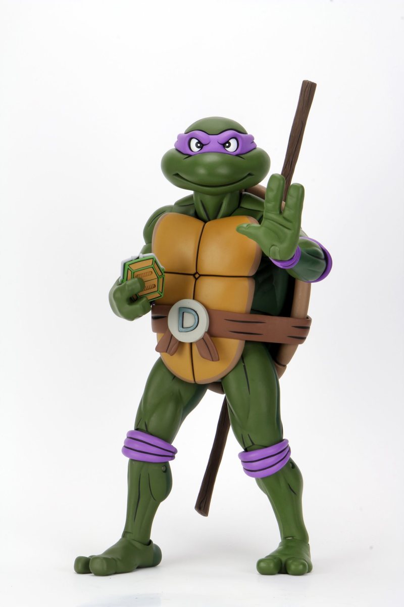 NECA《忍者龜(動畫版)》多納太羅(Donatello)1/4 比例可動人偶 情報公開!