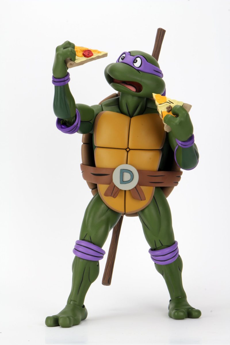 NECA《忍者龜(動畫版)》多納太羅(Donatello)1/4 比例可動人偶 情報公開!