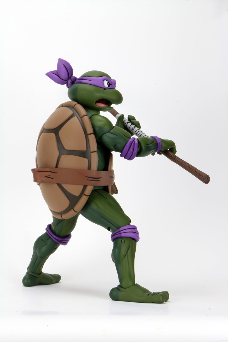 NECA《忍者龜(動畫版)》多納太羅(Donatello)1/4 比例可動人偶 情報公開!