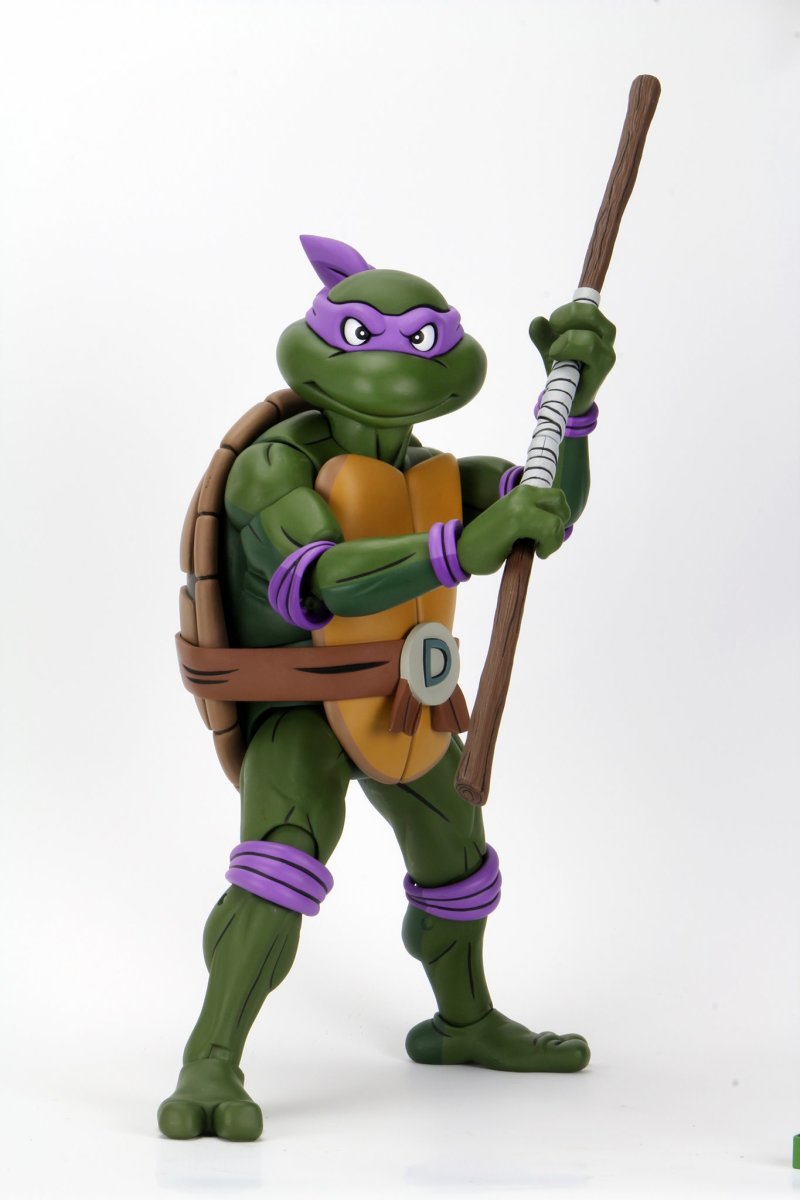 NECA《忍者龜(動畫版)》多納太羅(Donatello)1/4 比例可動人偶 情報公開!