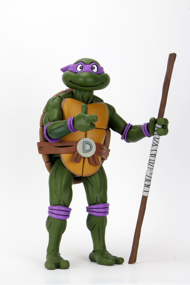 NECA《忍者龜（動畫版）》多納太羅（Donatello）1/4 比例可動人偶 情報公開！