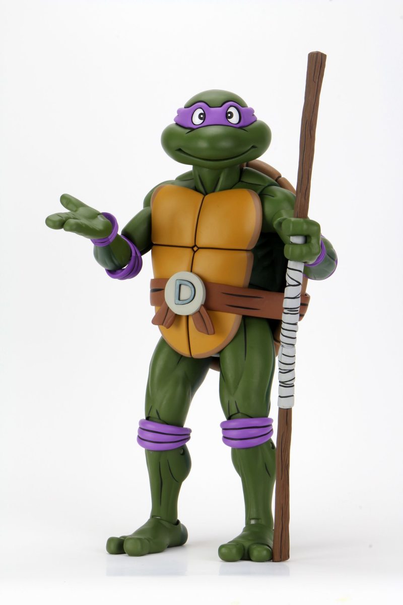 NECA《忍者龜(動畫版)》多納太羅(Donatello)1/4 比例可動人偶 情報公開!