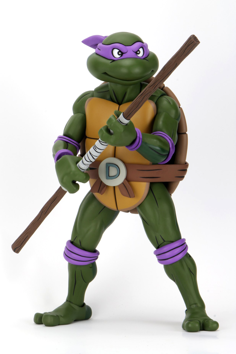 NECA《忍者龜(動畫版)》多納太羅(Donatello)1/4 比例可動人偶 情報公開!