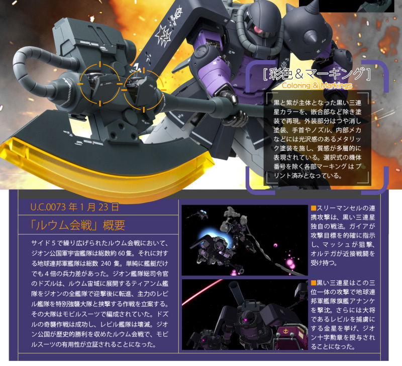 G.F.F.M.C.《鋼彈 THE ORIGIN》高機動型薩克Ⅱ 08 月發售 再現「黑色三連星」專用機！