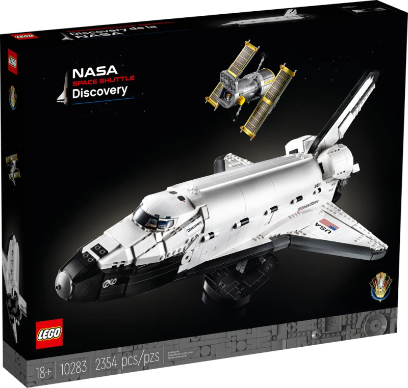 LEGO 10283 創意系列「NASA 發現號太空梭」（NASA Space Shuttle Discovery）還有「哈伯太空望遠鏡」！