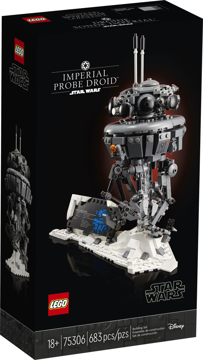 LEGO 75306《帝國大反擊》帝國探測機器人（Imperial Probe Droid）曝光！