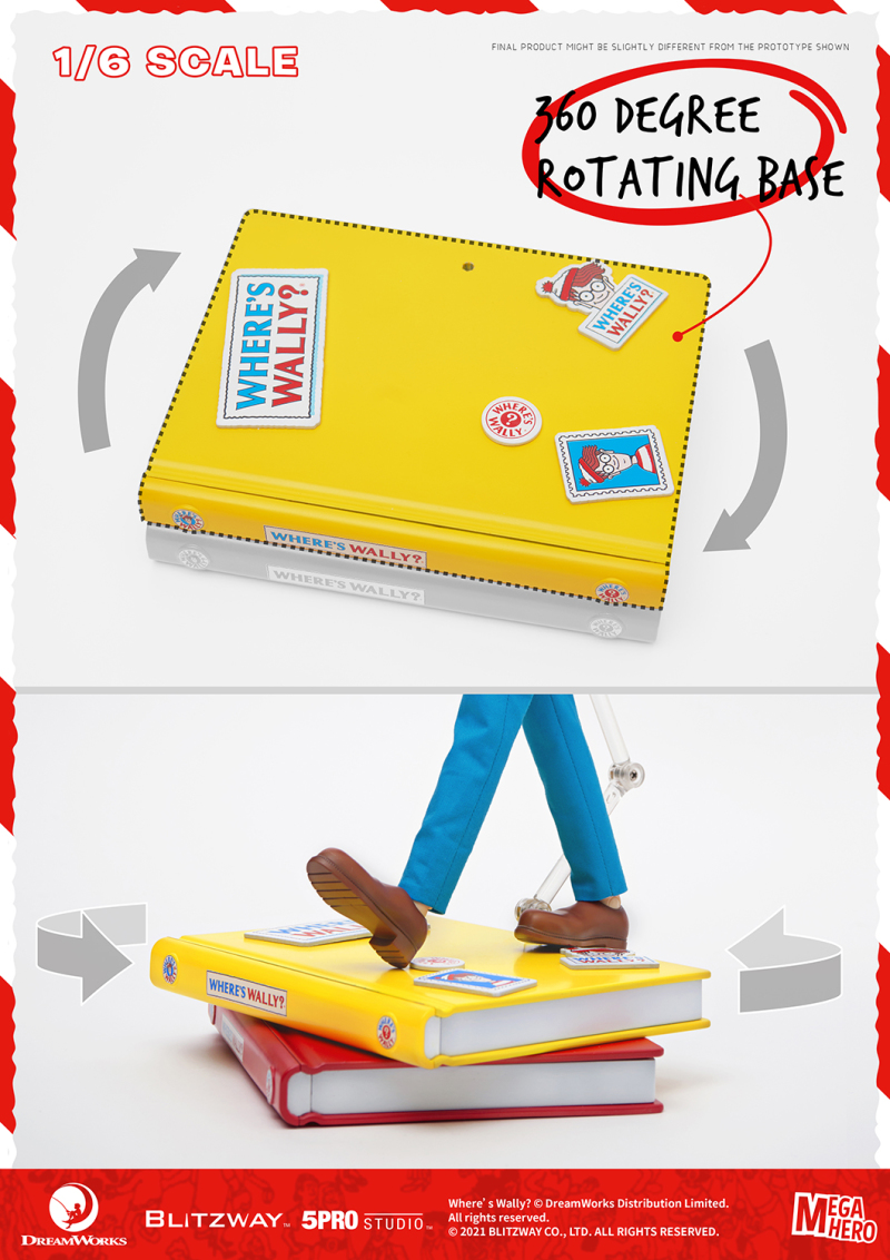 在找威利嗎？Blitzway × 5PRO STUDIO《威利在哪裡》MEGAHERO系列 1/6 可動人形