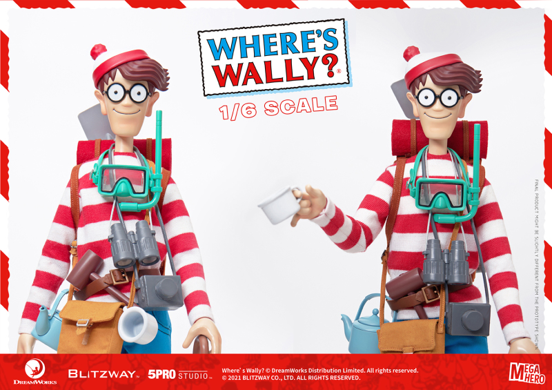 在找威利嗎？Blitzway × 5PRO STUDIO《威利在哪裡》MEGAHERO系列 1/6 可動人形