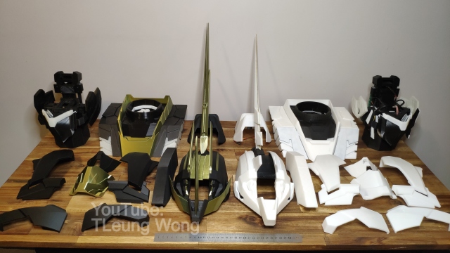 [自動變形]我從建模開始 3D打印做了這個自動變形暴喪頭像+1米高仿生初號機預告