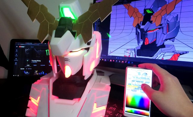 [自動變形]我從建模開始 3D打印做了這個自動變形暴喪頭像+1米高仿生初號機預告