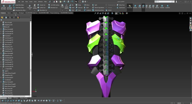 [自動變形]我從建模開始 3D打印做了這個自動變形暴喪頭像+1米高仿生初號機預告