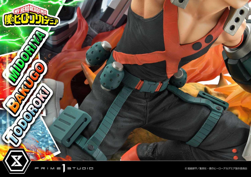 Prime 1 Studio《我的英雄學院》綠谷出久・爆豪勝己・轟焦凍 1/4 比例場景雕像 普通版/DX特典版 肩負未來的少年英雄、集結！