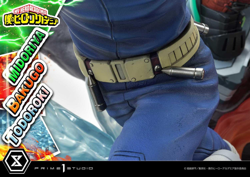 Prime 1 Studio《我的英雄學院》綠谷出久・爆豪勝己・轟焦凍 1/4 比例場景雕像 普通版/DX特典版 肩負未來的少年英雄、集結！