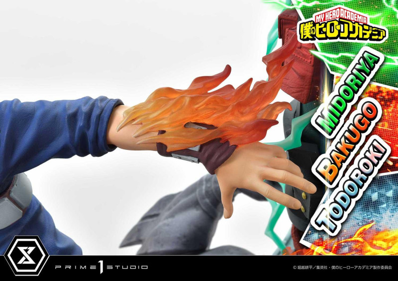 Prime 1 Studio《我的英雄學院》綠谷出久・爆豪勝己・轟焦凍 1/4 比例場景雕像 普通版/DX特典版 肩負未來的少年英雄、集結！