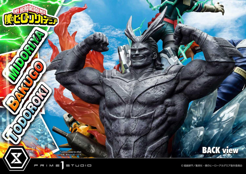 Prime 1 Studio《我的英雄學院》綠谷出久・爆豪勝己・轟焦凍 1/4 比例場景雕像 普通版/DX特典版 肩負未來的少年英雄、集結！