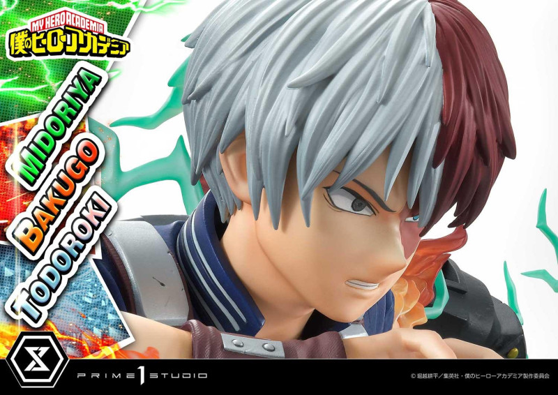Prime 1 Studio《我的英雄學院》綠谷出久・爆豪勝己・轟焦凍 1/4 比例場景雕像 普通版/DX特典版 肩負未來的少年英雄、集結！