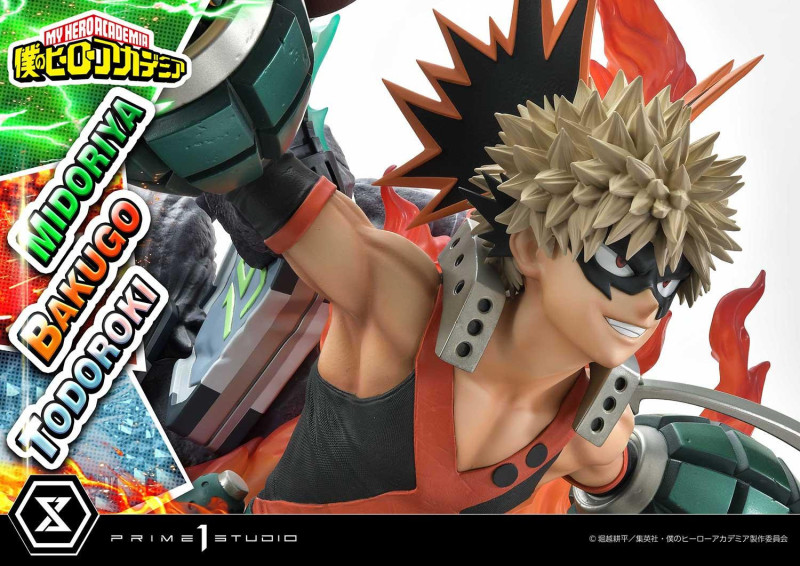 Prime 1 Studio《我的英雄學院》綠谷出久・爆豪勝己・轟焦凍 1/4 比例場景雕像 普通版/DX特典版 肩負未來的少年英雄、集結！