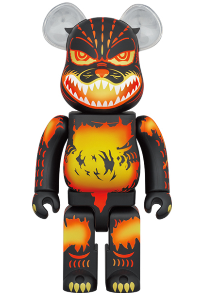 BE@RBRICK《哥吉拉vs戴斯特洛伊亞》哥吉拉（熔毀 Ver.）100％&amp;400％套裝組、1000％同步登場