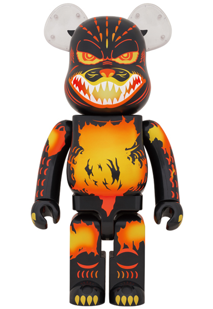 BE@RBRICK《哥吉拉vs戴斯特洛伊亞》哥吉拉（熔毀 Ver.）100％&400％套裝組、1000％同步登場