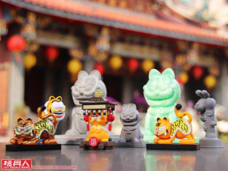 Too Cheap Art Garfield 祈喵熱 開箱報告以台灣在地文化重新詮釋的 加菲貓 福氣現身 玩具人toy People News