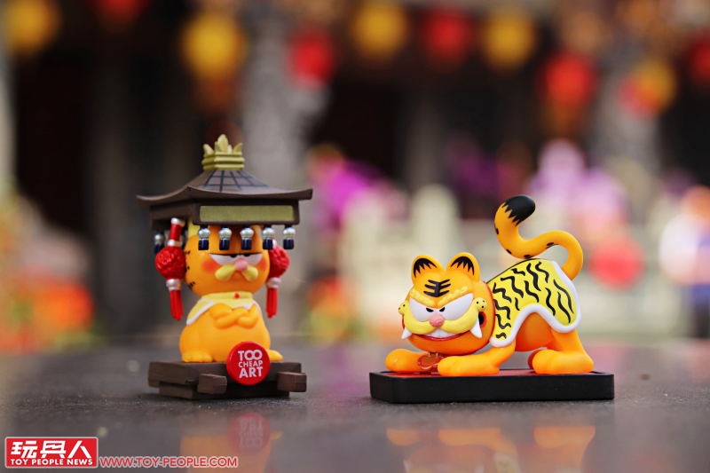Too Cheap Art × Garfield【祈喵熱】開箱報告 以台灣在地文化重新詮釋的「加菲貓」福氣現身!