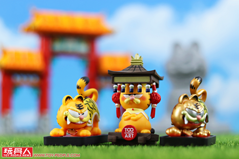 Too Cheap Art × Garfield【祈喵熱】開箱報告 以台灣在地文化重新詮釋的「加菲貓」福氣現身!