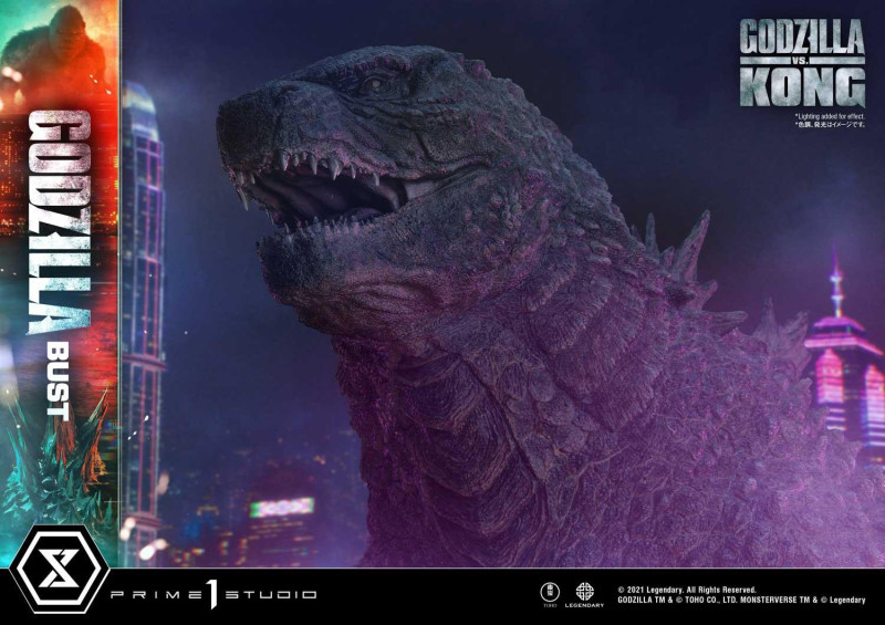 Prime 1 Studio《哥吉拉大戰金剛》史詩級「哥吉拉胸像」超魄力75公分 背藏巨獸古文明！