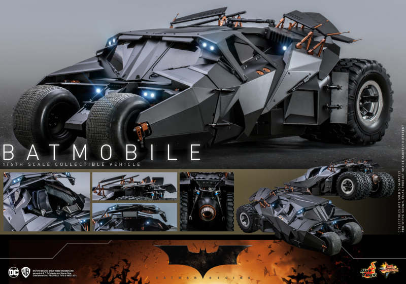 Hot Toys《蝙蝠俠:開戰時刻》蝙蝠車(Batmobile)1/6 比例載具