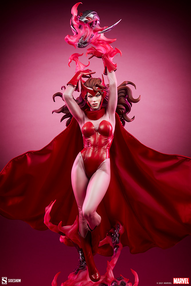 Sideshow Premium Format Figure 系列 MARVEL【緋紅女巫】Scarlet Witch 全身雕像