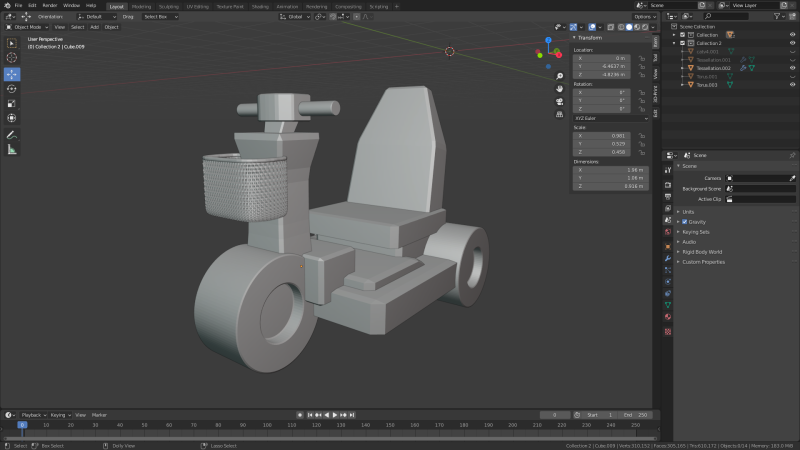【原創作品】3D列印了胖貓 參
